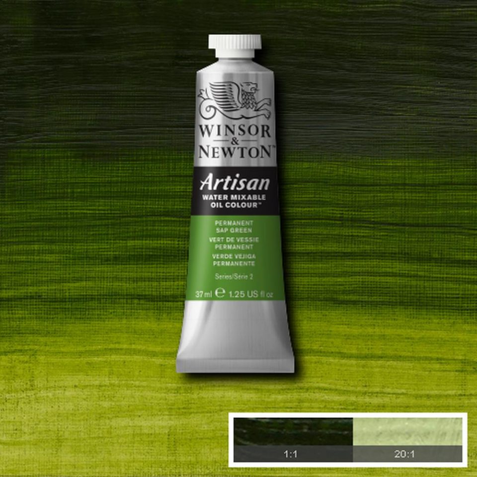AWMO Permanent Sap Green (Winsor & Newton Artist Oil)