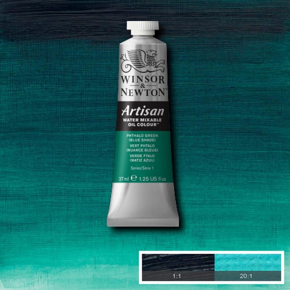 AWMO Phthalo Green (Blue Shade) (Winsor & Newton Artist Oil)