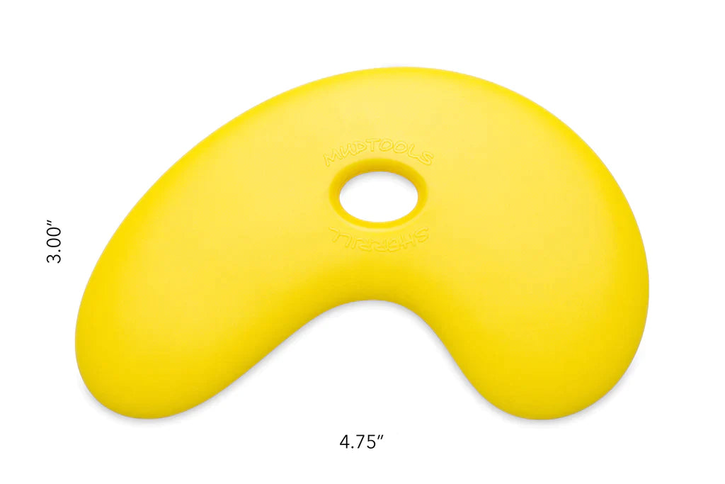 Polymer Small Bowl Rib - Yellow / Soft (Mudtools)