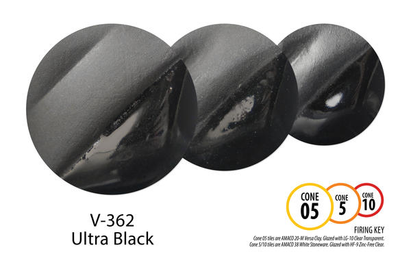 V-362 ULTRA BLACK (AMACO Underglaze)