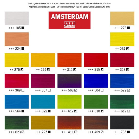 AMSTERDAM SET 24 General Selection (Royal Talens)