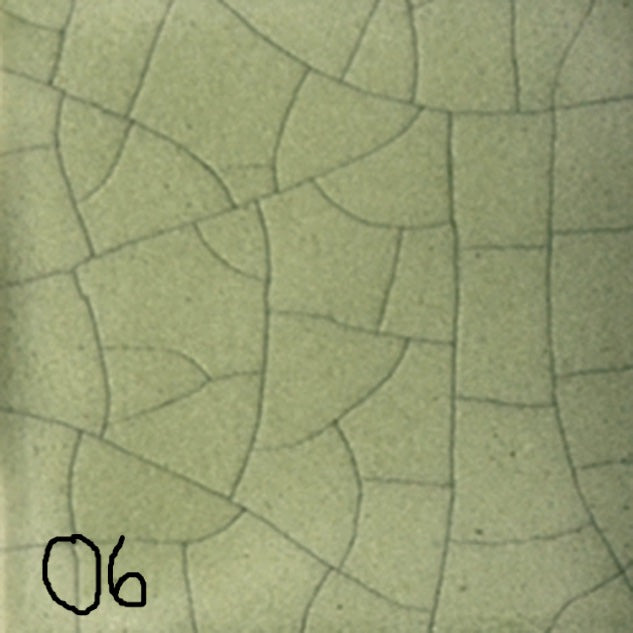 CC107 Green Tea Crackle (Mayco) Cone 06-6