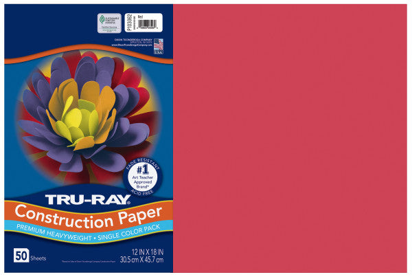 TRU-RAY RED (Pacon Construction Paper)