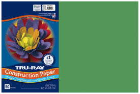 TRU-RAY HOLIDAY GREEN (Pacon Construction Paper)