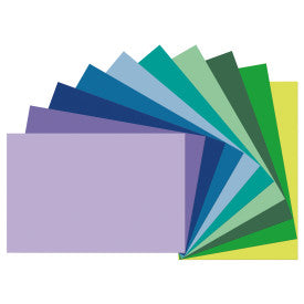 TRU-RAY  ASSORTED COOL COLORS (Pacon Construction Paper)