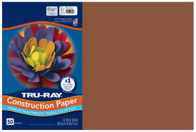 TRU-RAY WARM BROWN (Pacon Construction Paper)