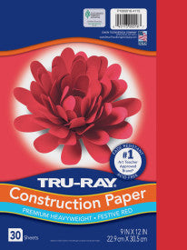 TRU-RAY FESTIVE RED (Pacon Construction Paper)