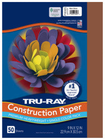 TRU-RAY WARM BROWN (Pacon Construction Paper)