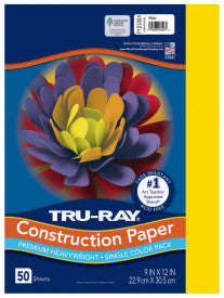 TRU-RAY YELLOW (Pacon Construction Paper)
