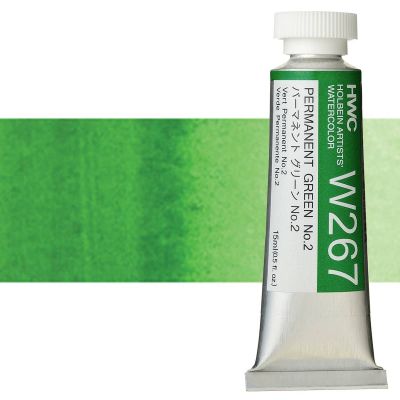 HWC Permanent Green #2 W267A (Holbein Watercolor)