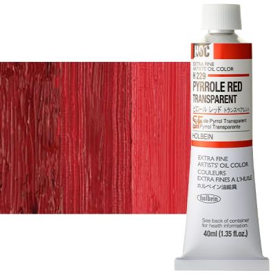 HOC Pyrrole Red Transparent H229B (Holbein Oil)
