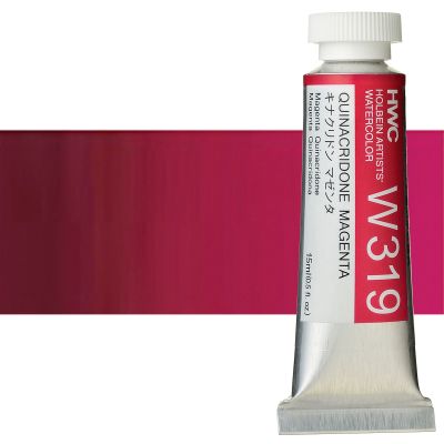 HWC Quinacridone Magenta (Rose Violet) W319C (Holbein Watercolor)