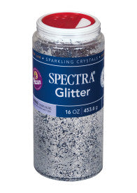 Glitter Silver 1 lb. Jar