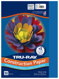 TRU-RAY BLUE (Pacon Construction Paper)